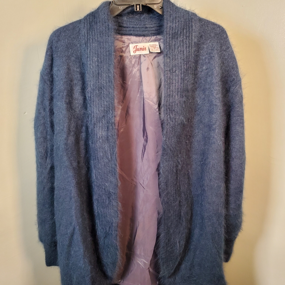 Ami Women's Cozy Blue Cardigan